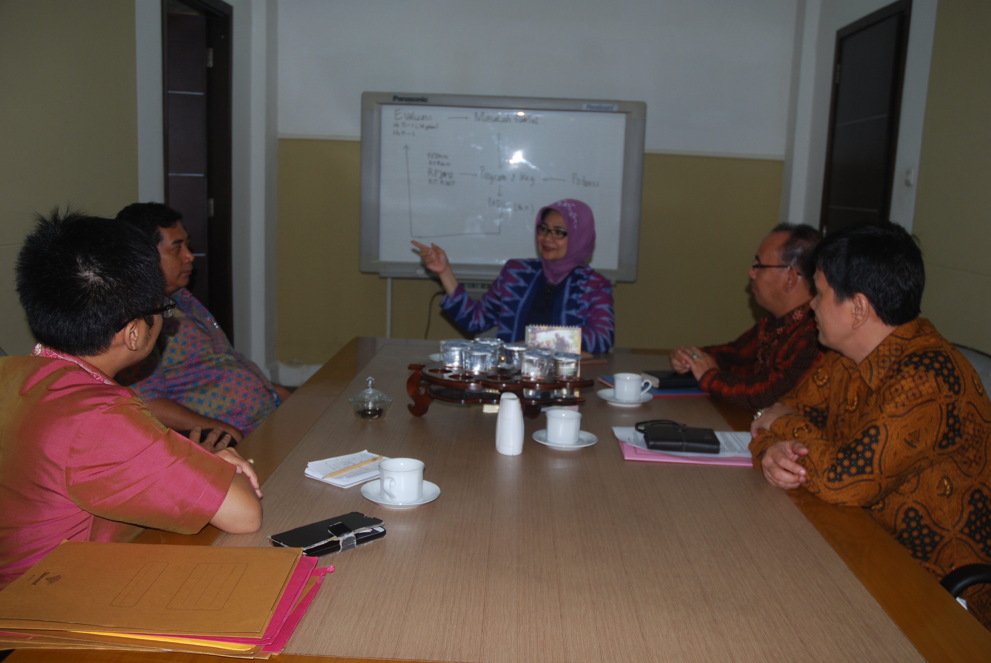 Pertemuan Kemenristek Dikti dengan Kepala Bappeda Provinsi Sumatera Selatan