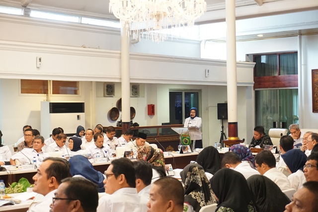 Rapat Internal Perangkat Daerah tentang RPJMD Provinsi Sumatera Selatan Tahun 2018-2023 dan Penyusun