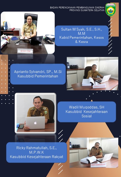 Profil Pejabat Struktural - Bappeda Provinsi Sumsel